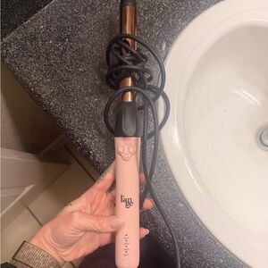 L'ange Pink Curling/rotating Wand